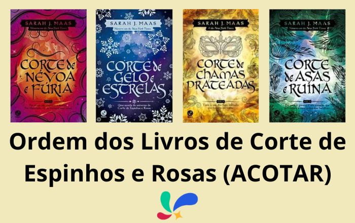 Ordem dos Livros de Corte de Espinhos e Rosas acorta