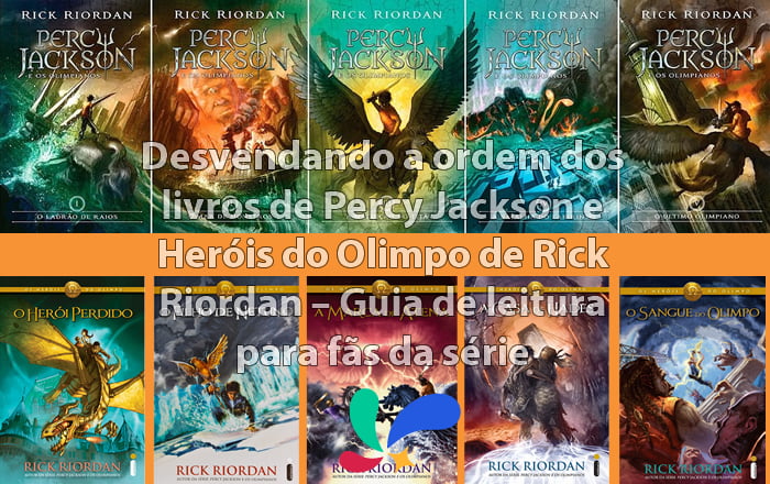 ordem dos livros de Percy Jackson e Heróis do Olimpo